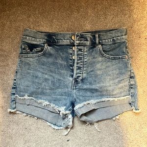 Express shortie vintage high rise shorts